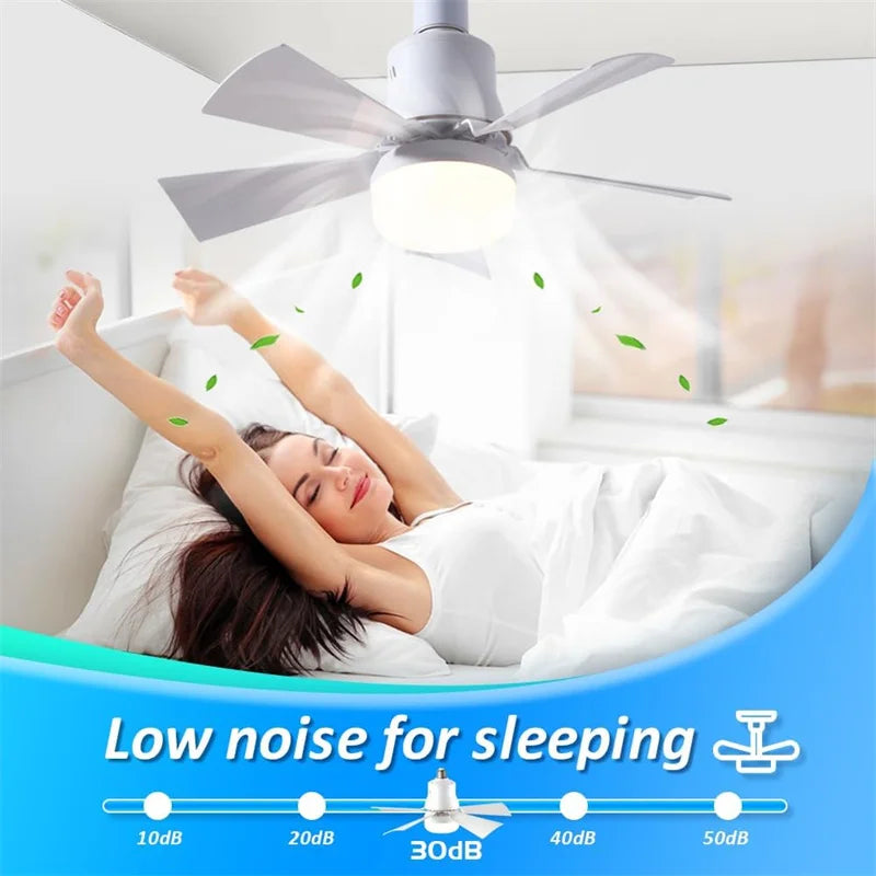 Smart Deckenventilator mit dimmbarer LED